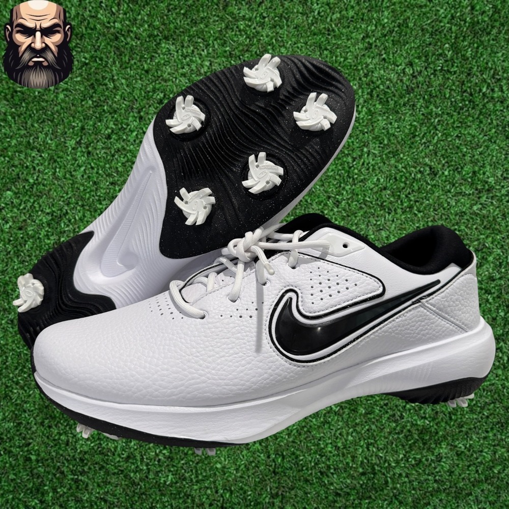 Nike Air Zoom Victory Pro‎ DV6800-110 White Black Golf Shoes Men's Size 9.5